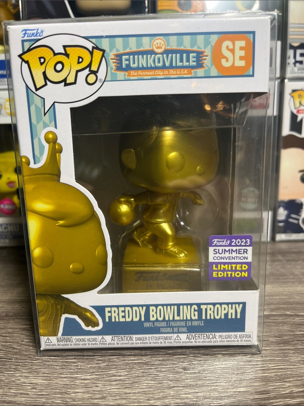 Funko Gold Freddy Bowling Trophy Pop! Vinyl Figure